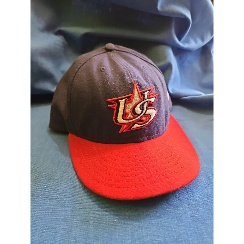 59FIFTY World Baseball Classic Hat‎ USA Embroidered New Era Fitted Size 8 Cap